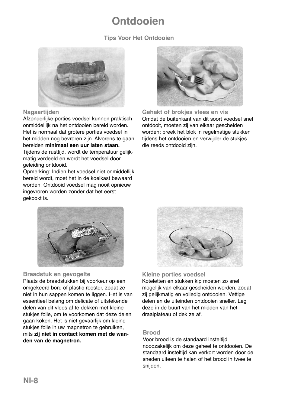 Ni-8 | Panasonic NNE251 User Manual | Page 22 / 194