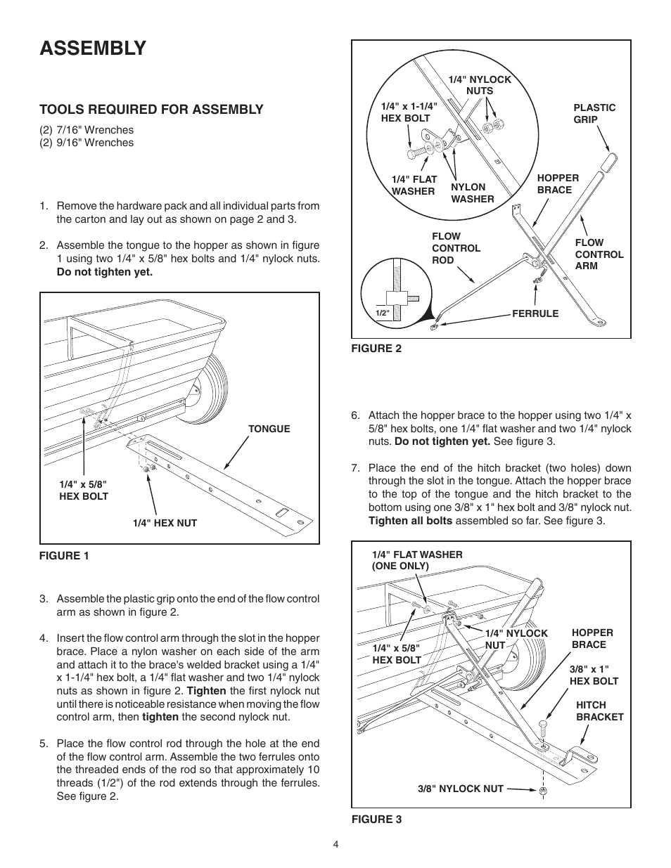 Assembly | Agri-Fab 45-02882 User Manual | Page 4 / 8