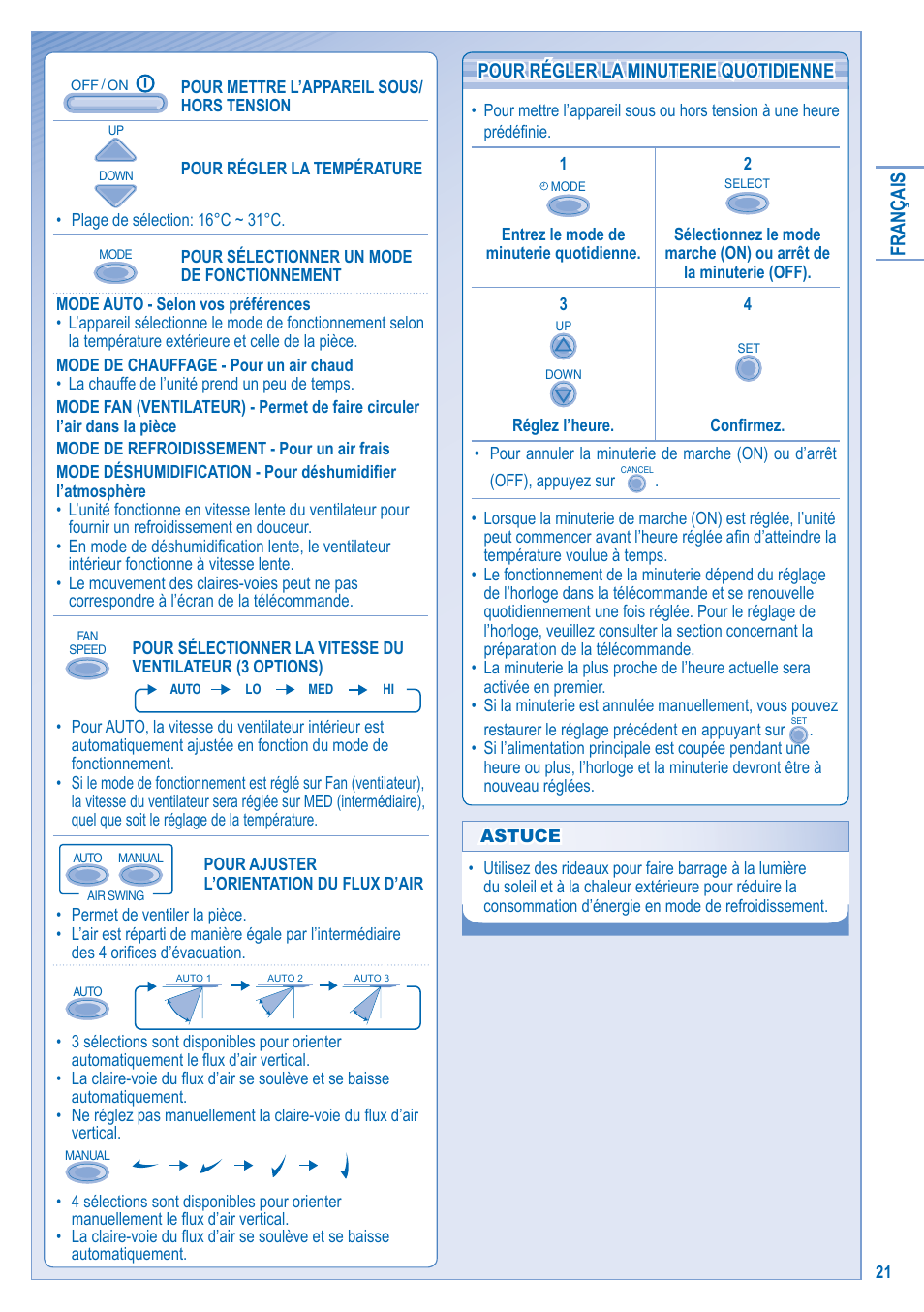 Panasonic U10EA1E User Manual | Page 21 / 112