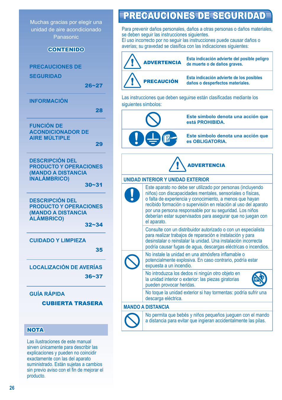 Panasonic U10EA1E User Manual | Page 26 / 112