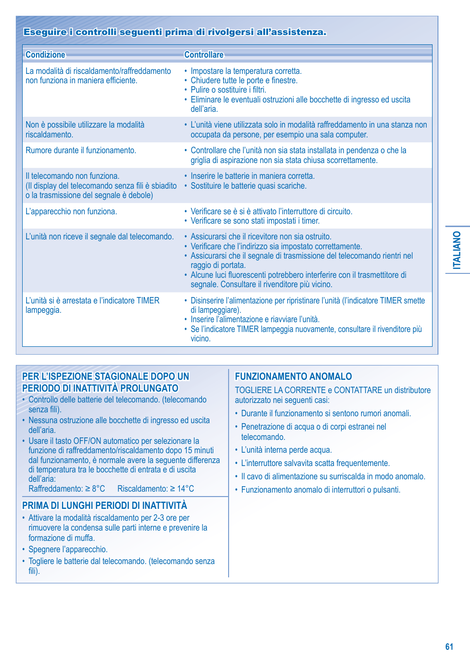 Panasonic U10EA1E User Manual | Page 61 / 112