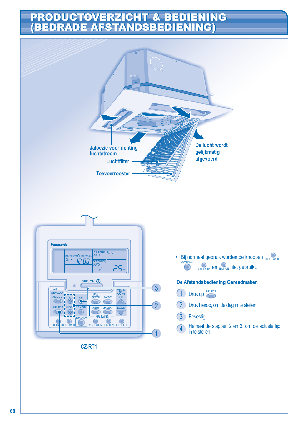 Panasonic U10EA1E User Manual | Page 68 / 112