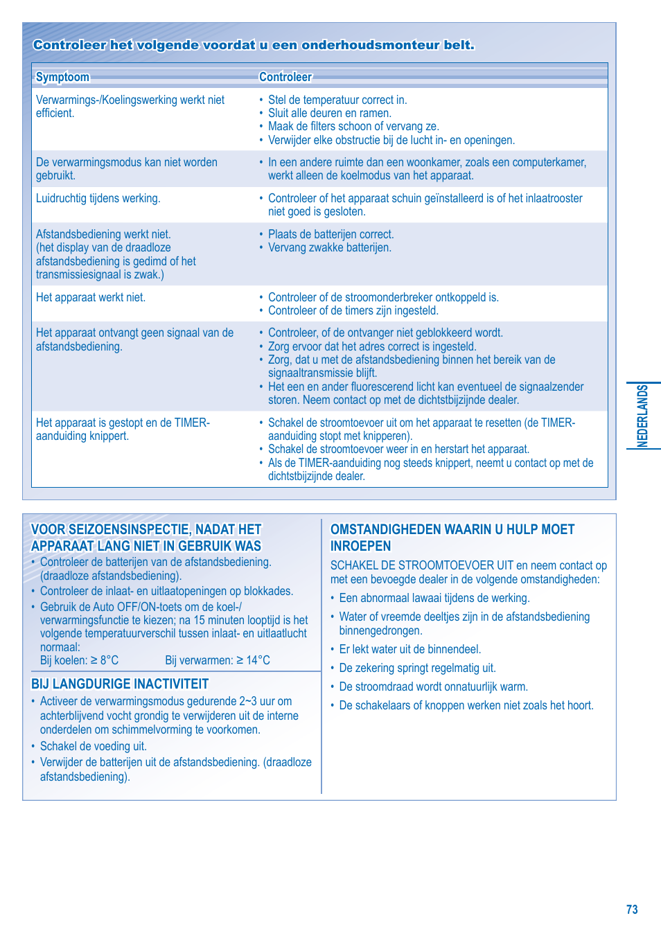 Panasonic U10EA1E User Manual | Page 73 / 112
