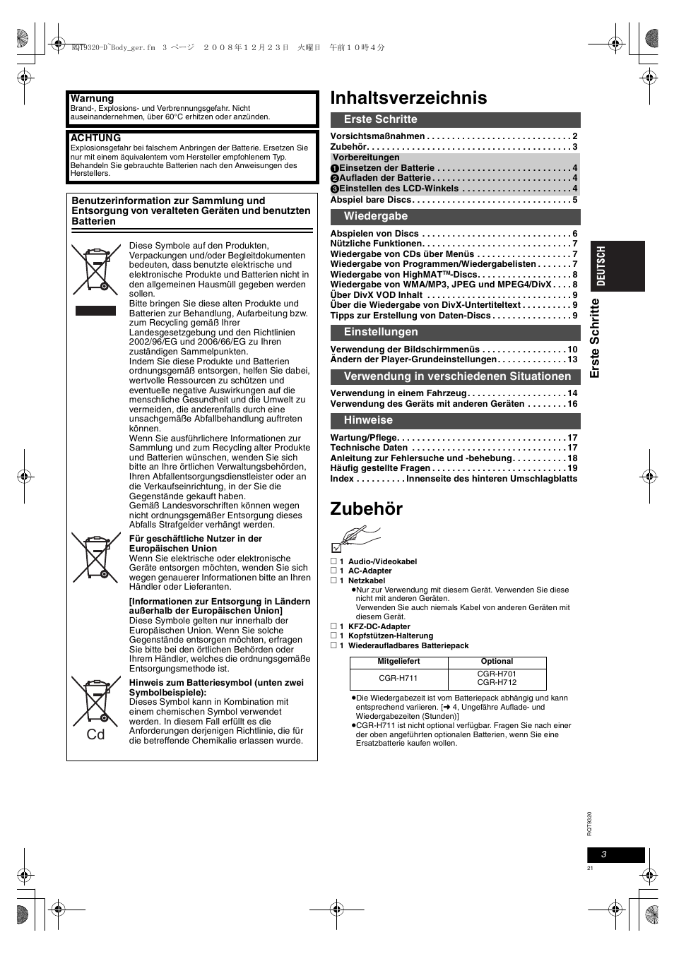 Panasonic DVDLS84 User Manual | Page 21 / 108