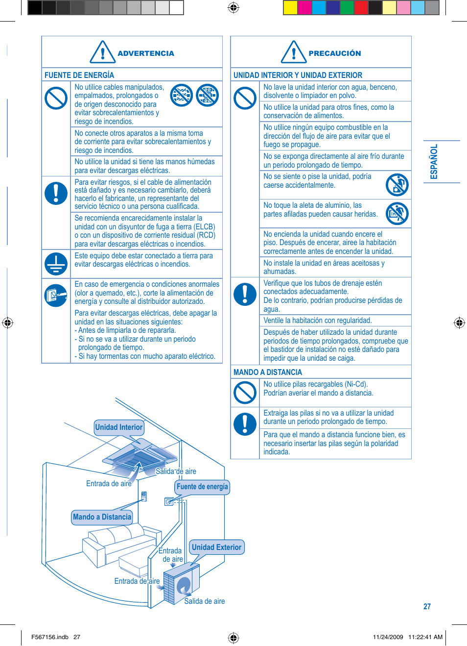 Panasonic U5LA1E5 User Manual | Page 27 / 112
