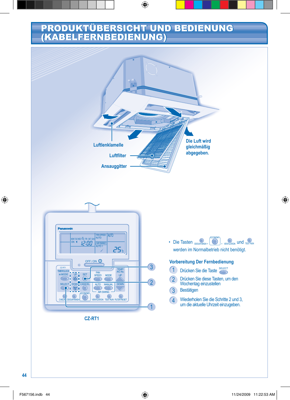Panasonic U5LA1E5 User Manual | Page 44 / 112