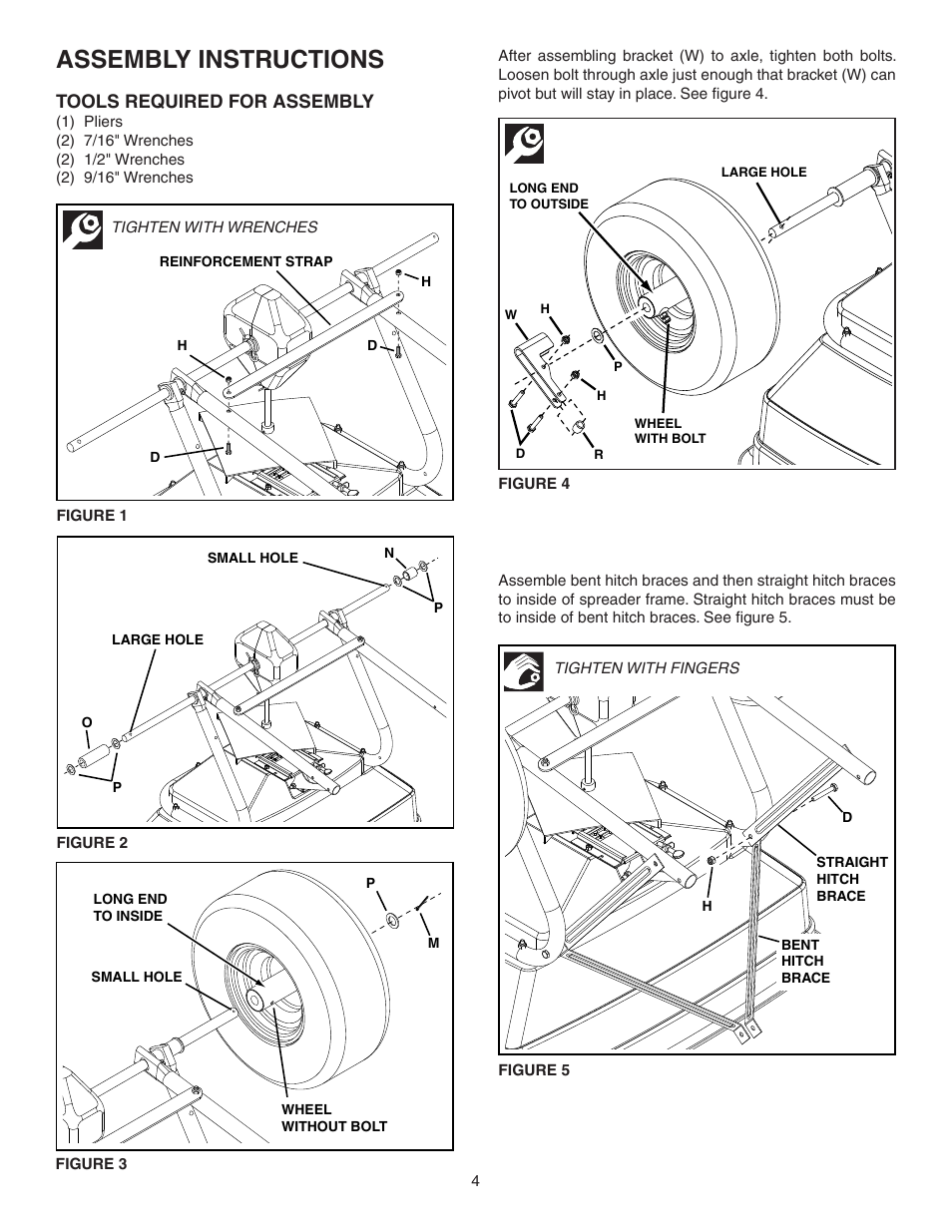 Assembly instructions, Tools required for assembly | Agri-Fab 45-0414 User Manual | Page 4 / 12
