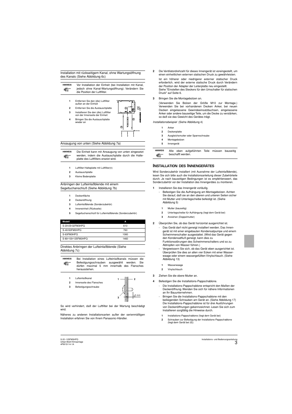 Panasonic S25FM3HPQ User Manual | Page 15 / 86