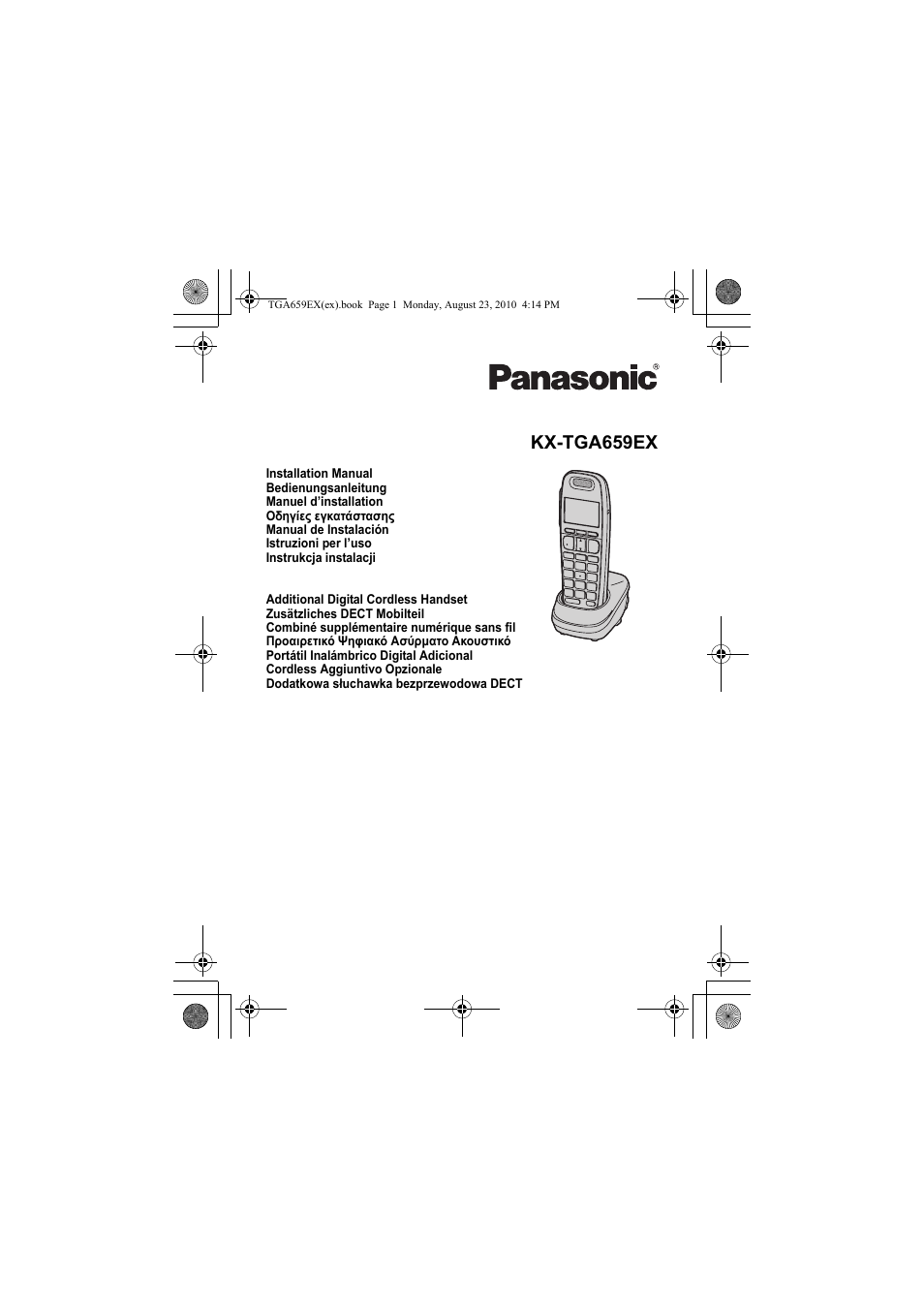 Panasonic KXTGA659EX User Manual | 44 pages