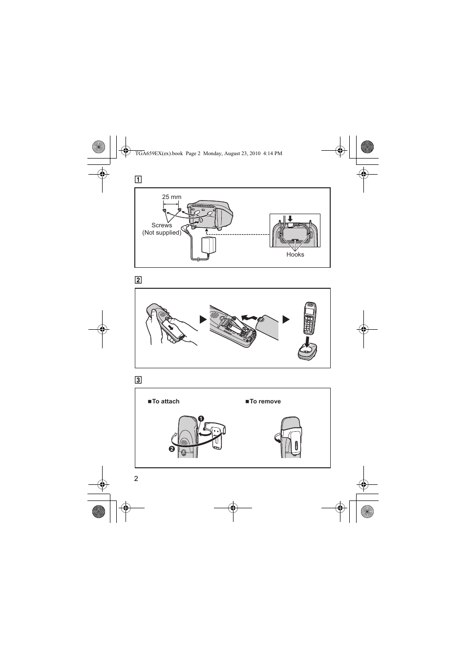 Panasonic KXTGA659EX User Manual | Page 2 / 44