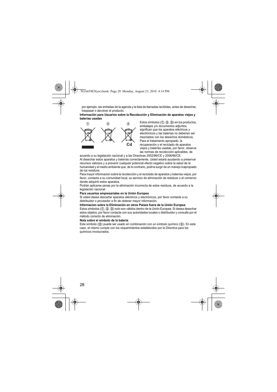 Panasonic KXTGA659EX User Manual | Page 28 / 44