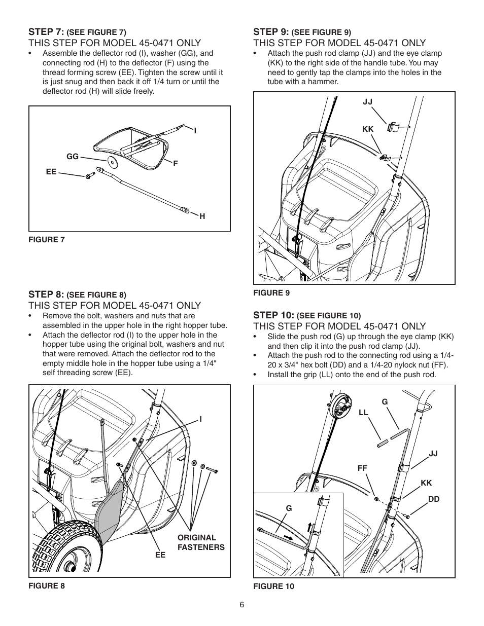 Agri-Fab AgriFab Push Spreader 45-0462/45-0471 User Manual | Page 6 / 20