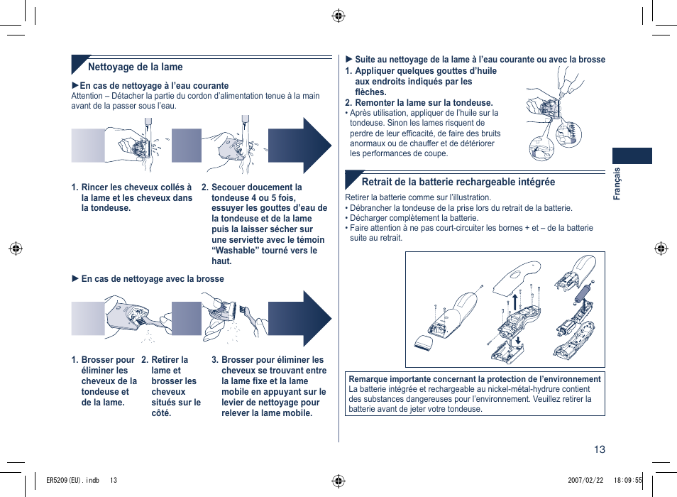 Panasonic ER5209 User Manual | Page 13 / 41