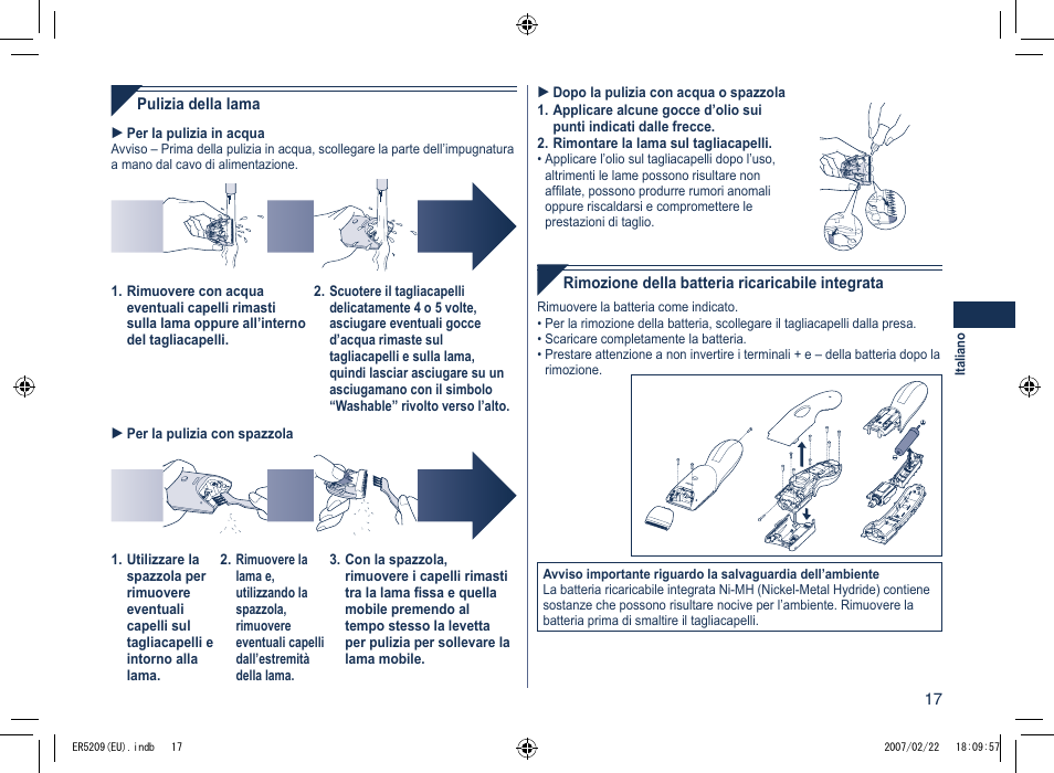 Panasonic ER5209 User Manual | Page 17 / 41