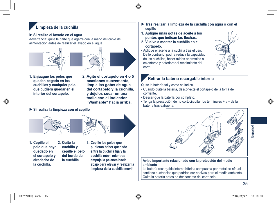 Panasonic ER5209 User Manual | Page 25 / 41