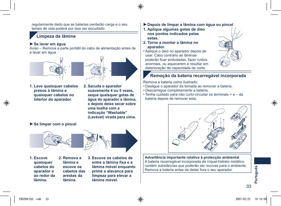 Panasonic ER5209 User Manual | Page 33 / 41