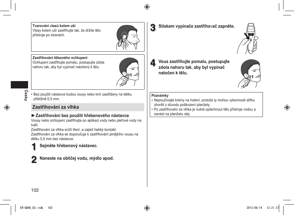 Panasonic ERGB40 User Manual | Page 102 / 140