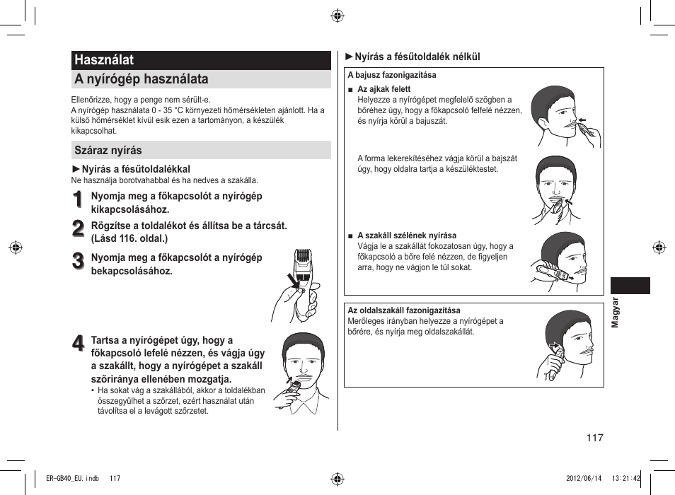 Panasonic ERGB40 User Manual | Page 117 / 140
