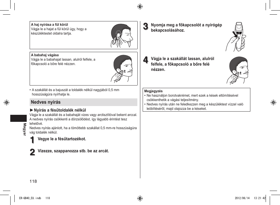 Panasonic ERGB40 User Manual | Page 118 / 140