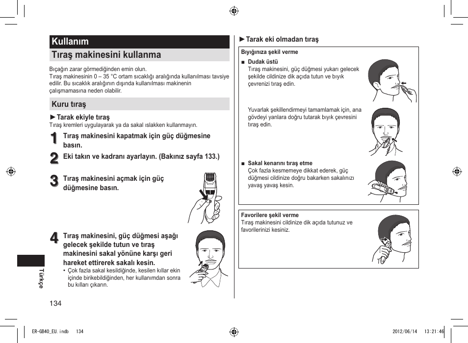 Panasonic ERGB40 User Manual | Page 134 / 140