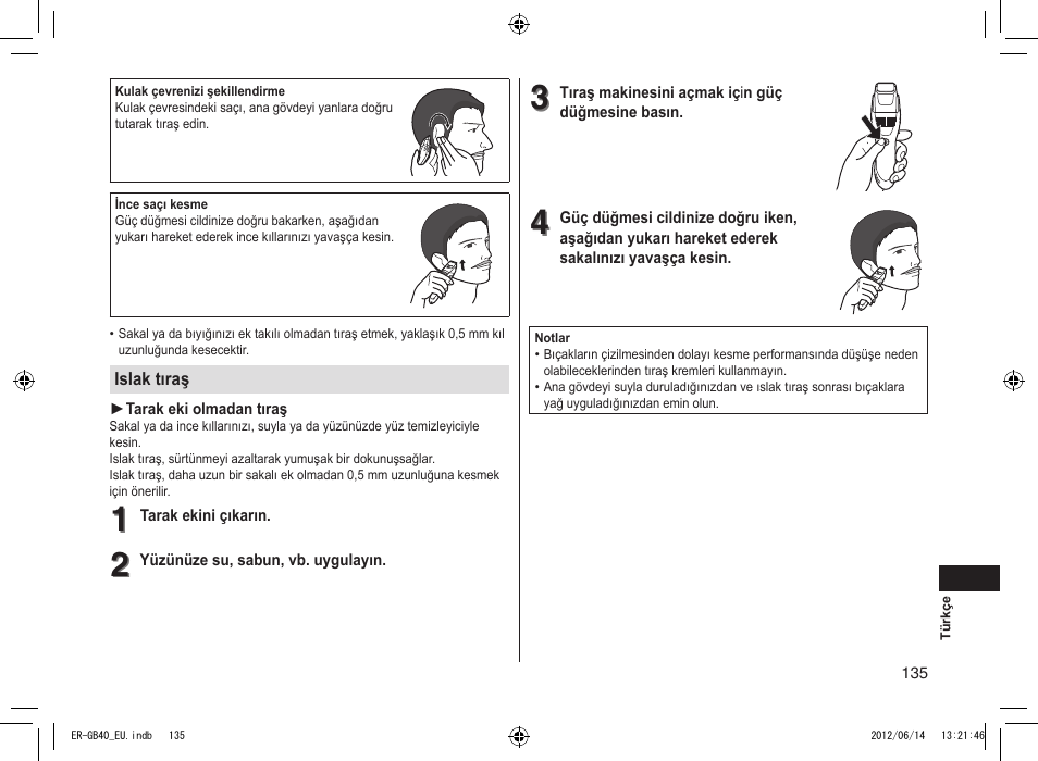 Panasonic ERGB40 User Manual | Page 135 / 140