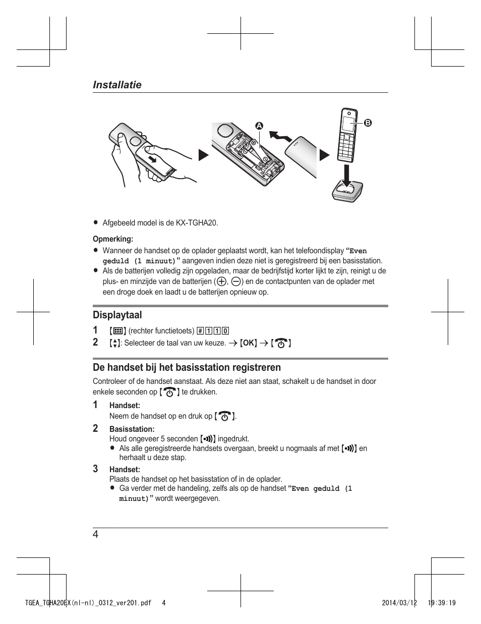 Panasonic KXTGEA20EX User Manual | Page 28 / 112