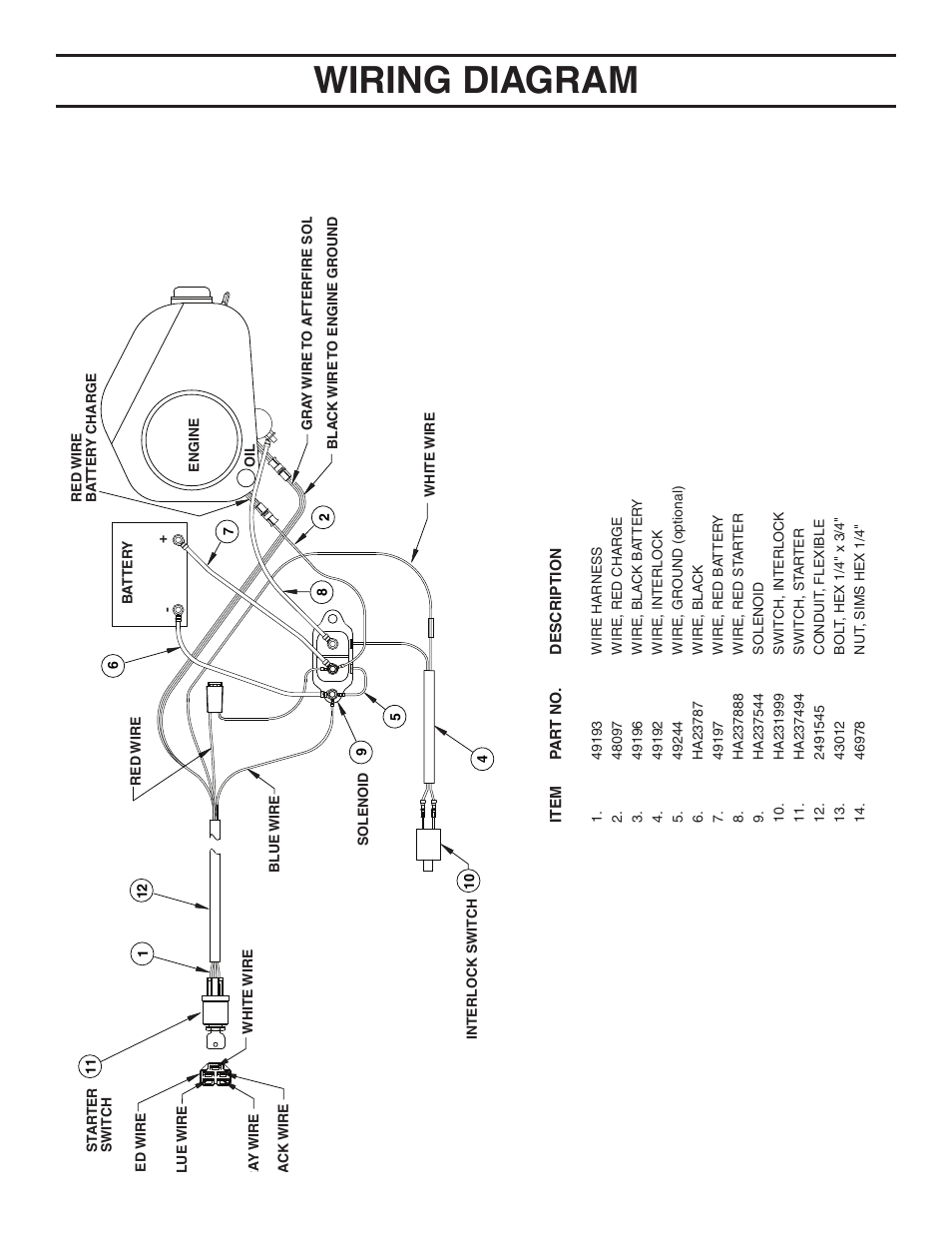 Wiring diagram | Agri-Fab 45-03621 User Manual | Page 27 / 28