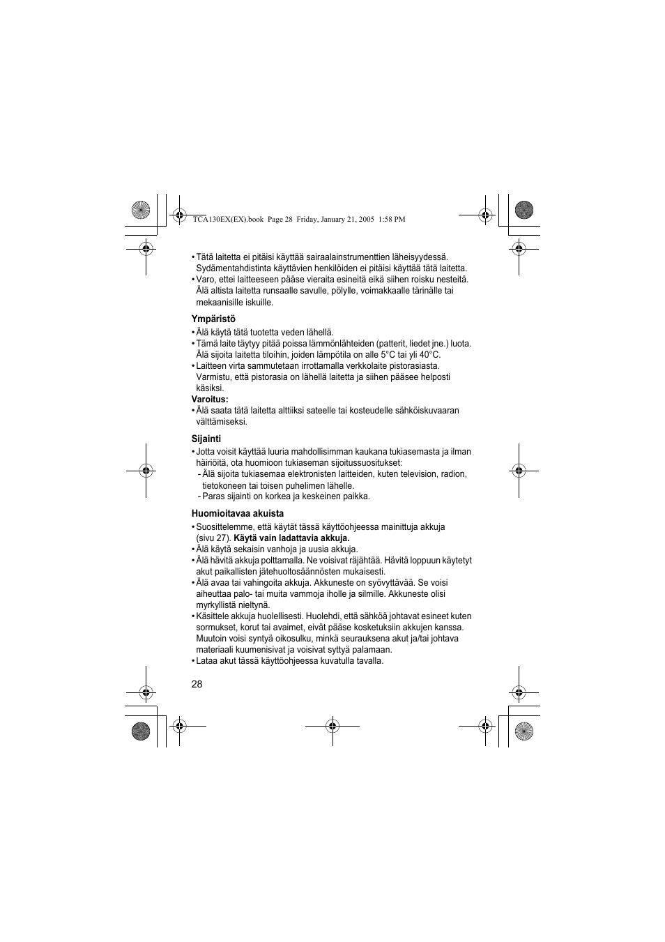 Panasonic KXTCA130EX User Manual | Page 28 / 60
