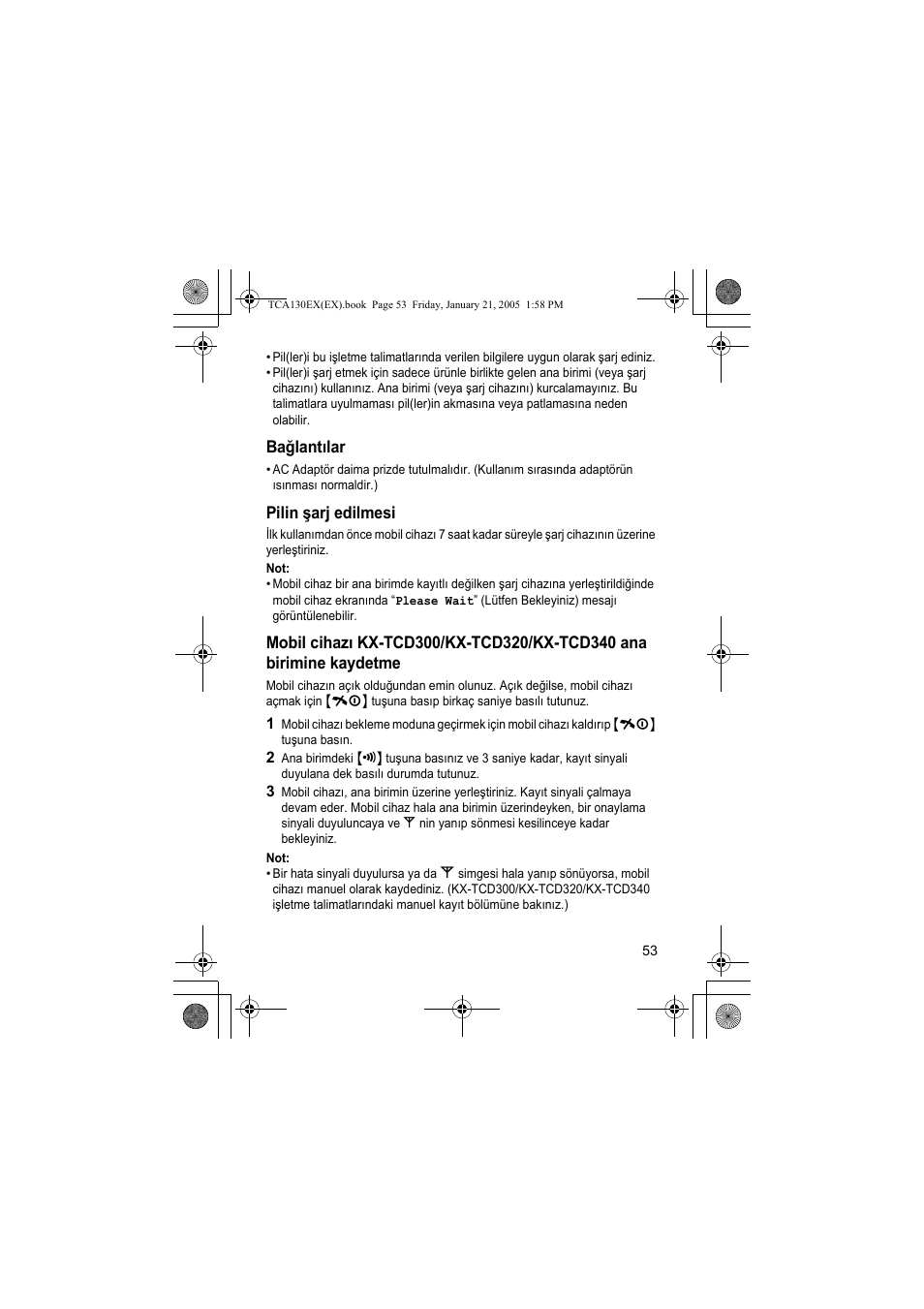 Panasonic KXTCA130EX User Manual | Page 53 / 60