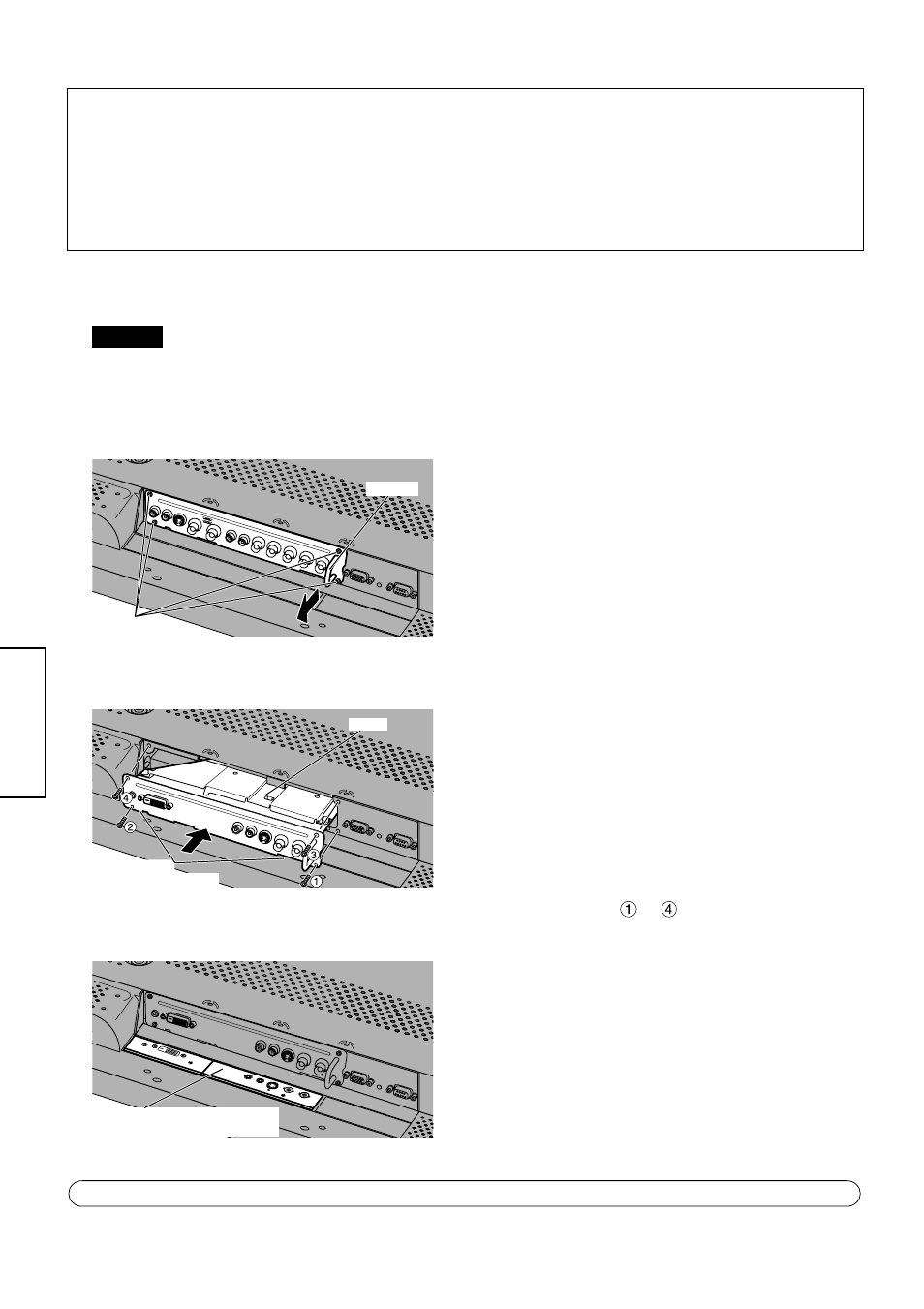 Fran ç ais | Panasonic TY42TM4Z User Manual | Page 6 / 6