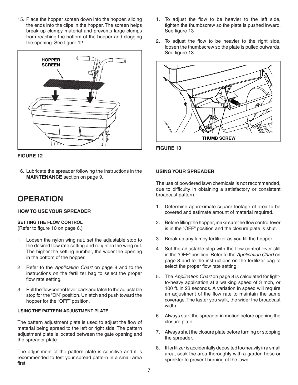 Operation | Agri-Fab 45-0382 User Manual | Page 7 / 12