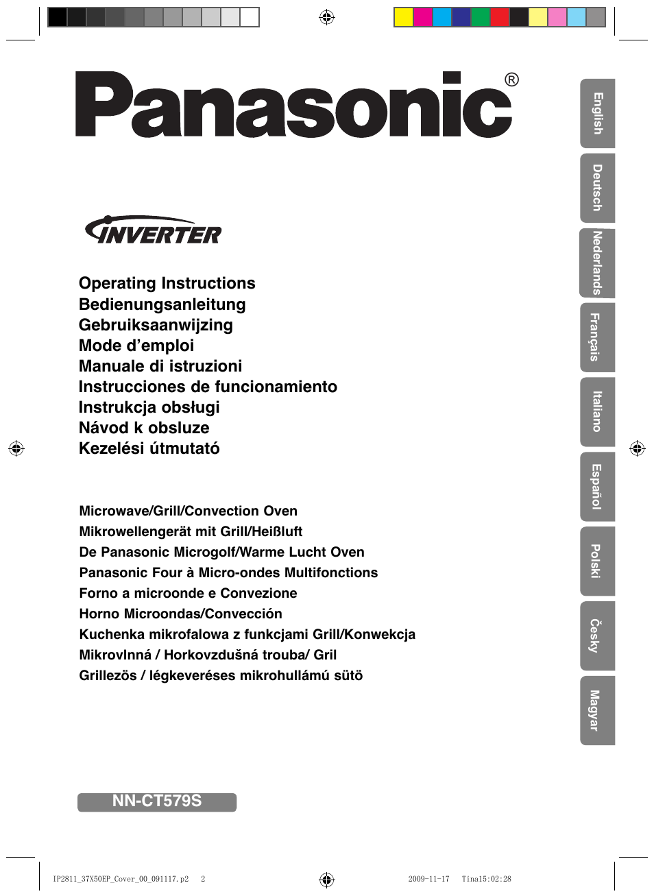 Panasonic NNCT579SEPG User Manual | 217 pages