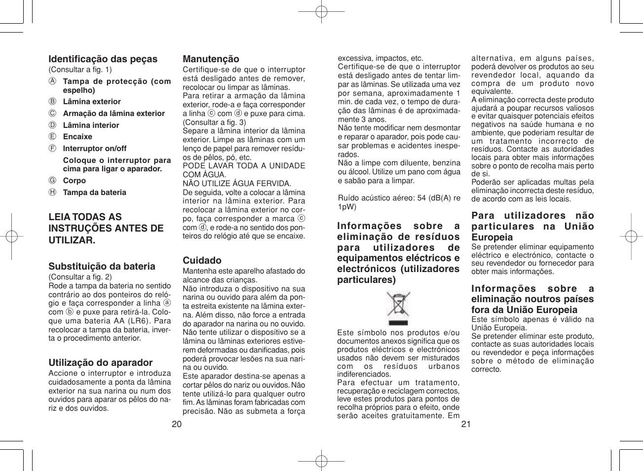 Panasonic ER417 User Manual | Page 11 / 22