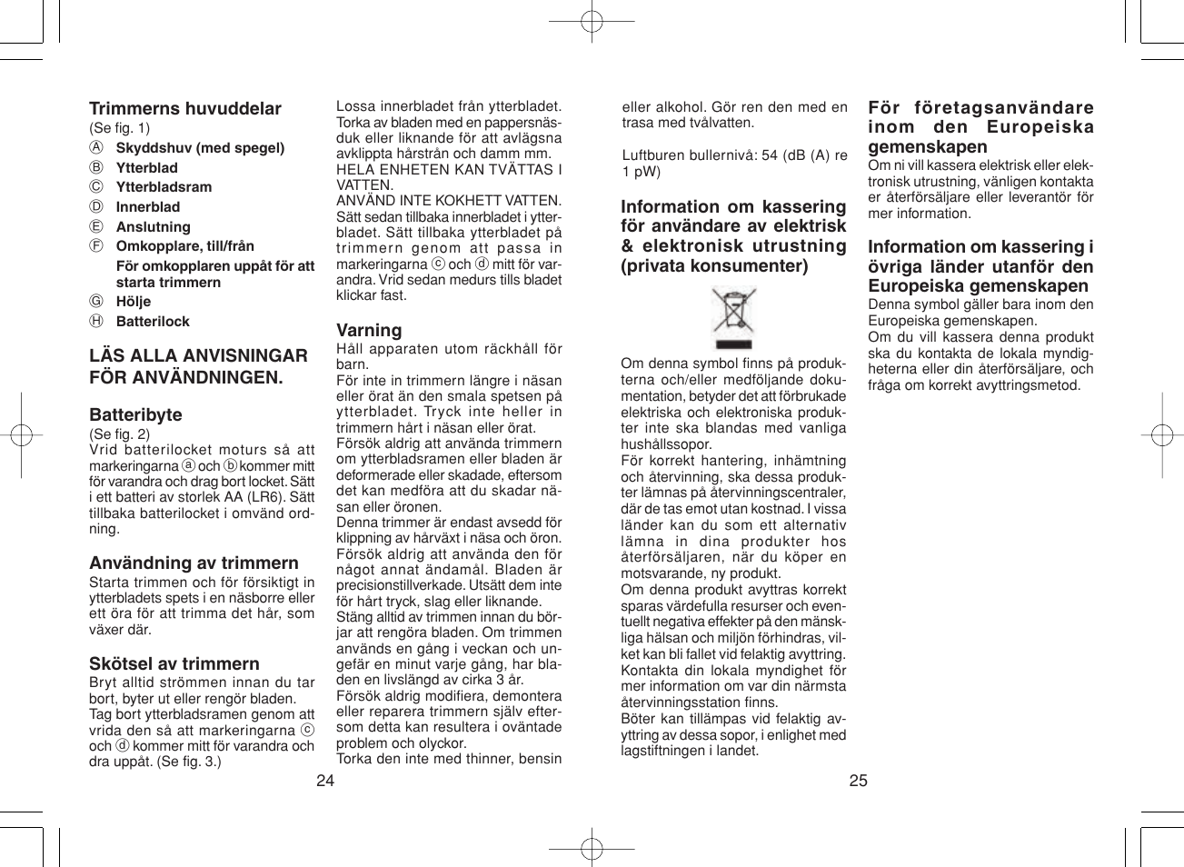 Panasonic ER417 User Manual | Page 13 / 22