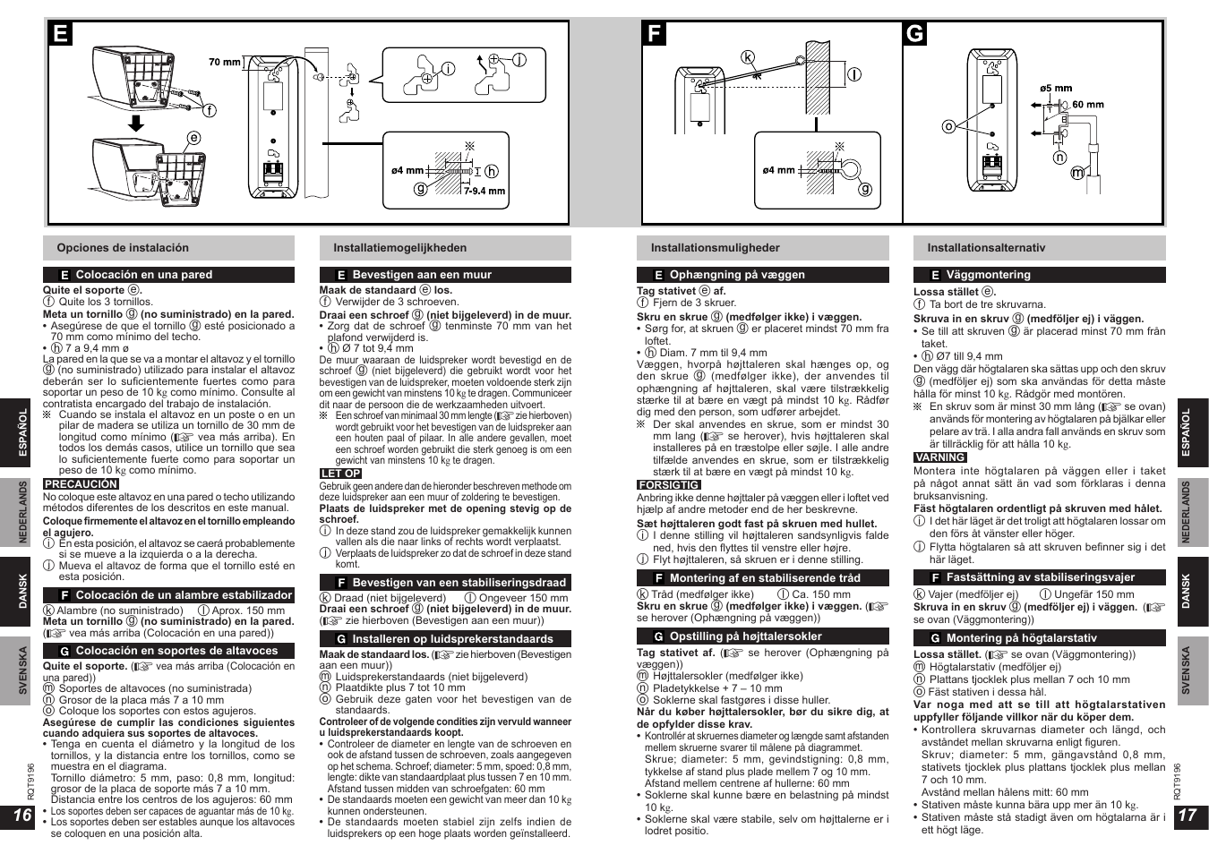 Panasonic SBHS100A User Manual | Page 9 / 19