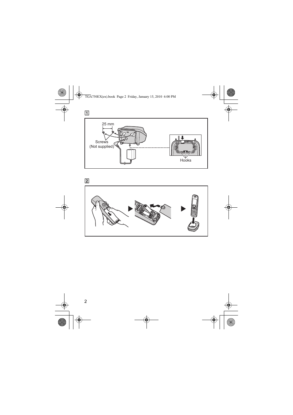 Panasonic KXTGA750EX User Manual | Page 2 / 76