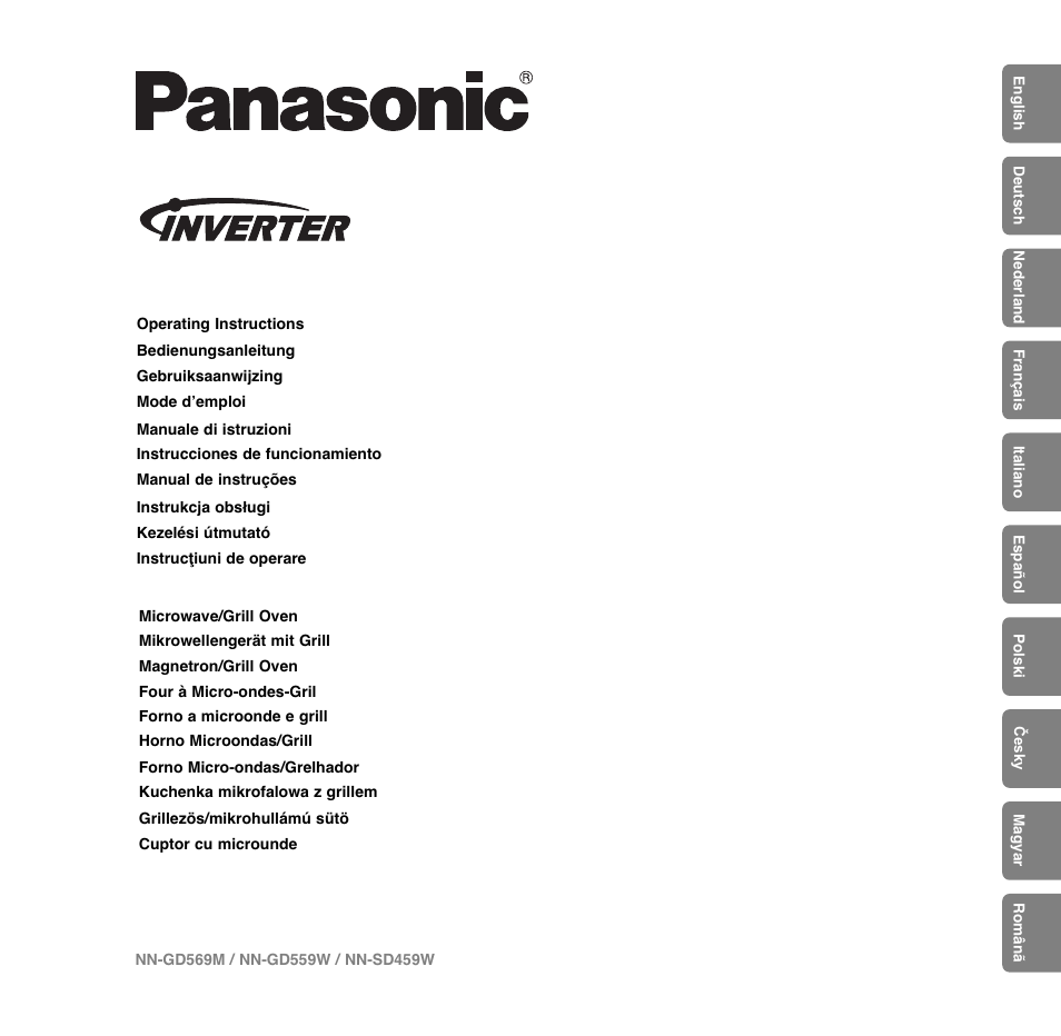 Panasonic NNGD559WEPG User Manual | 22 pages