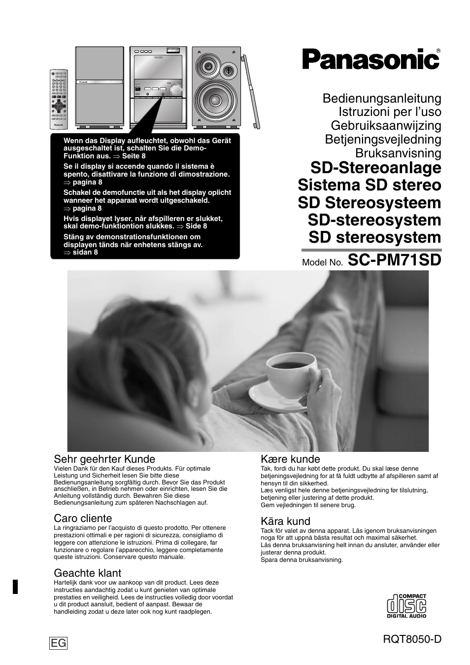 Panasonic SCPM71SD User Manual | 192 pages