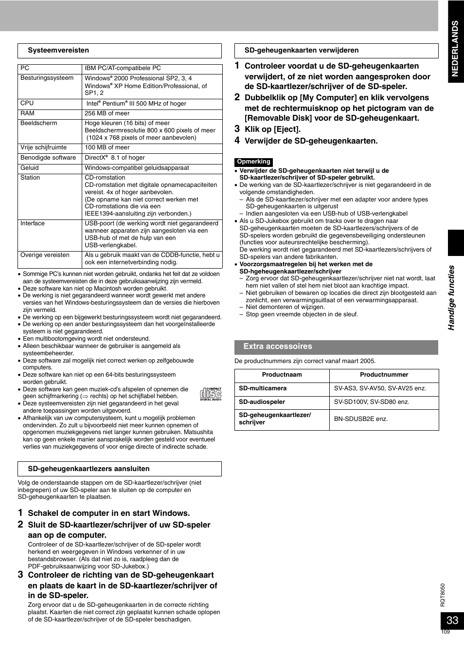 Panasonic SCPM71SD User Manual | Page 109 / 192