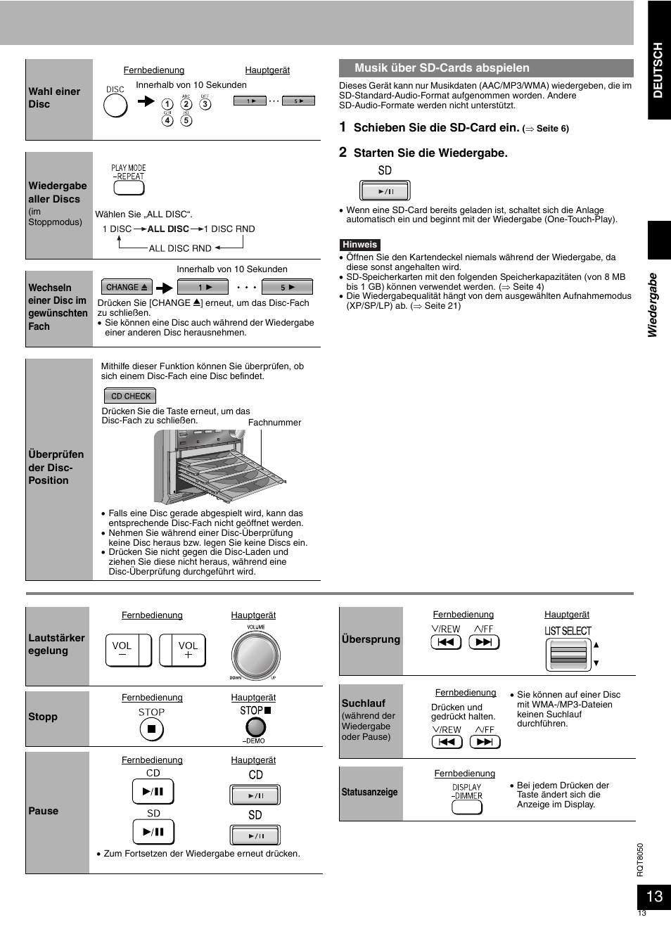 Panasonic SCPM71SD User Manual | Page 13 / 192