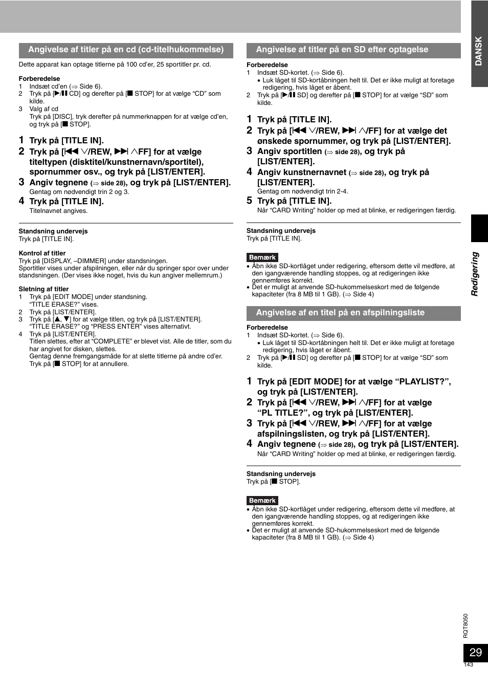 Panasonic SCPM71SD User Manual | Page 143 / 192