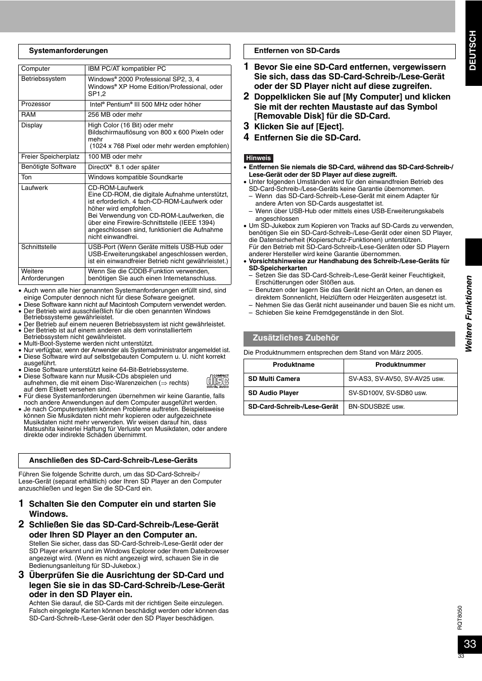 Panasonic SCPM71SD User Manual | Page 33 / 192