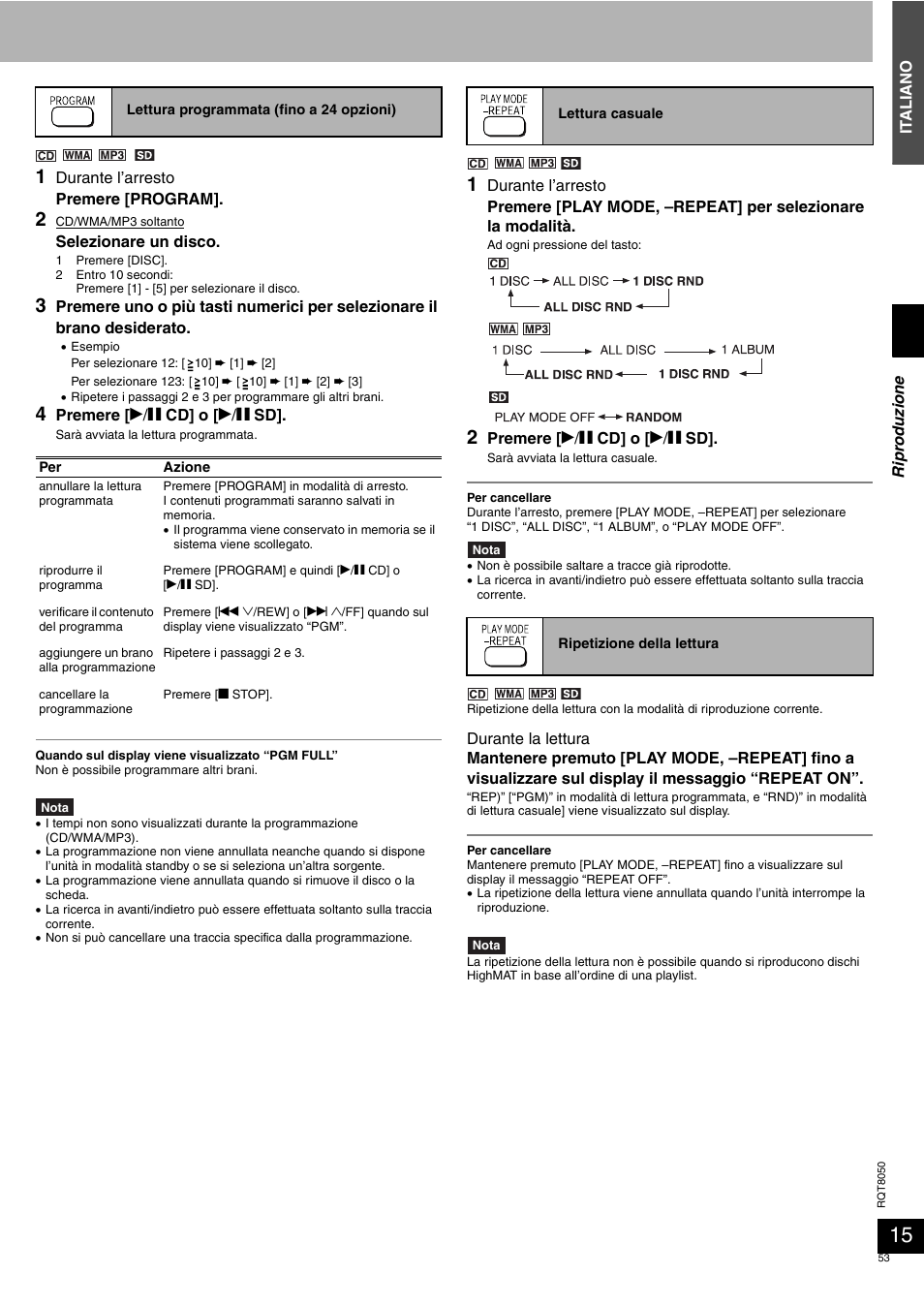 Panasonic SCPM71SD User Manual | Page 53 / 192