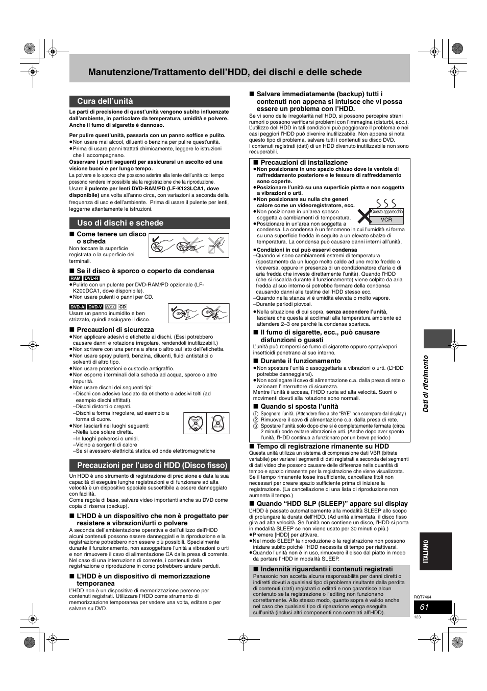 Panasonic DMRE95H User Manual | Page 123 / 124