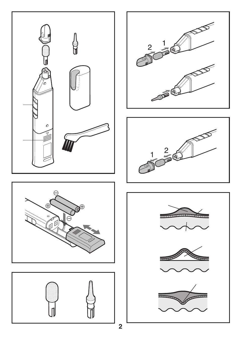 Panasonic ES2502 User Manual | Page 2 / 80