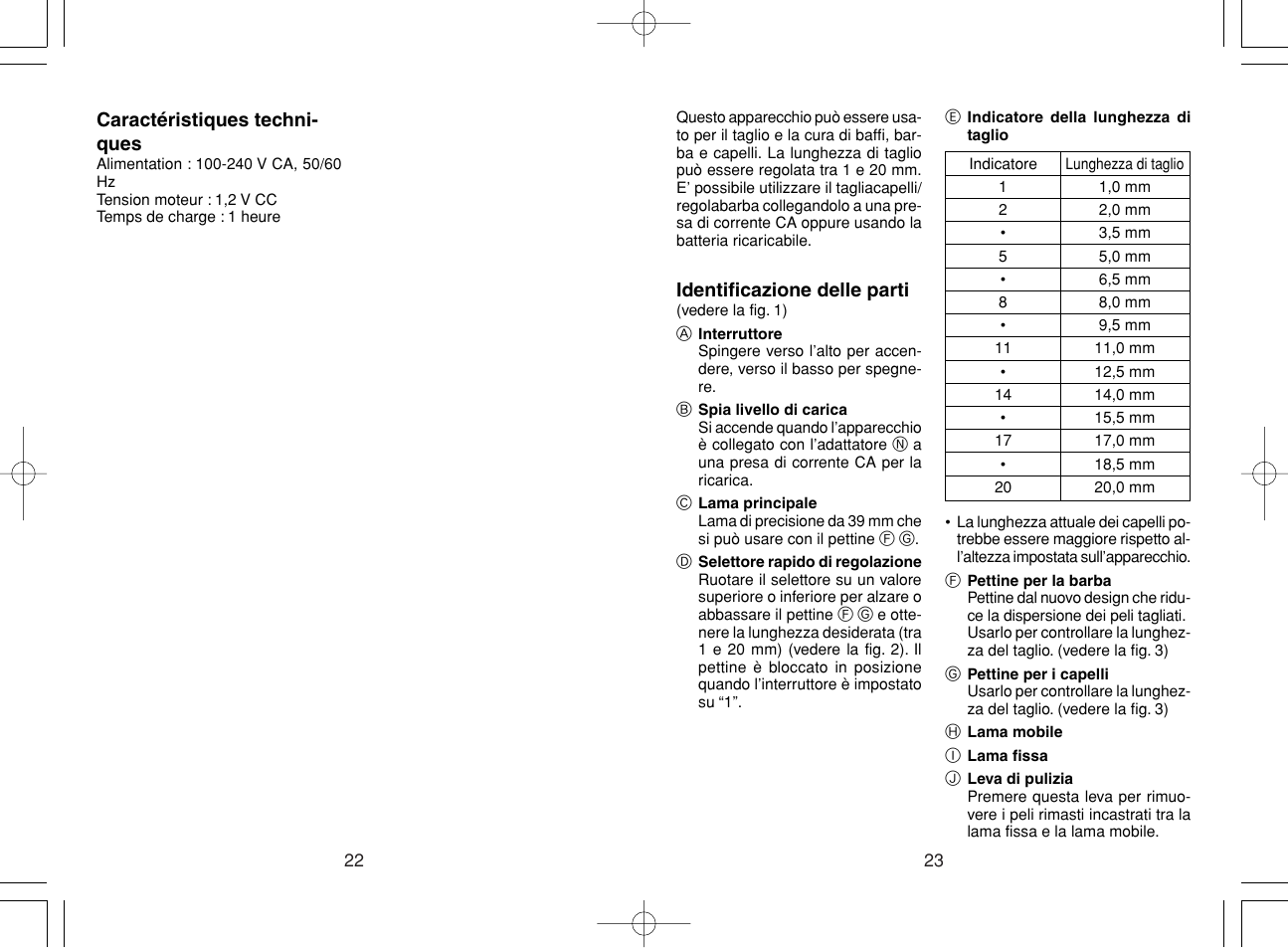 Panasonic ER221 User Manual | Page 12 / 53