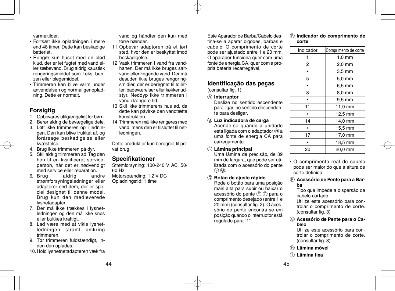 Panasonic ER221 User Manual | Page 23 / 53