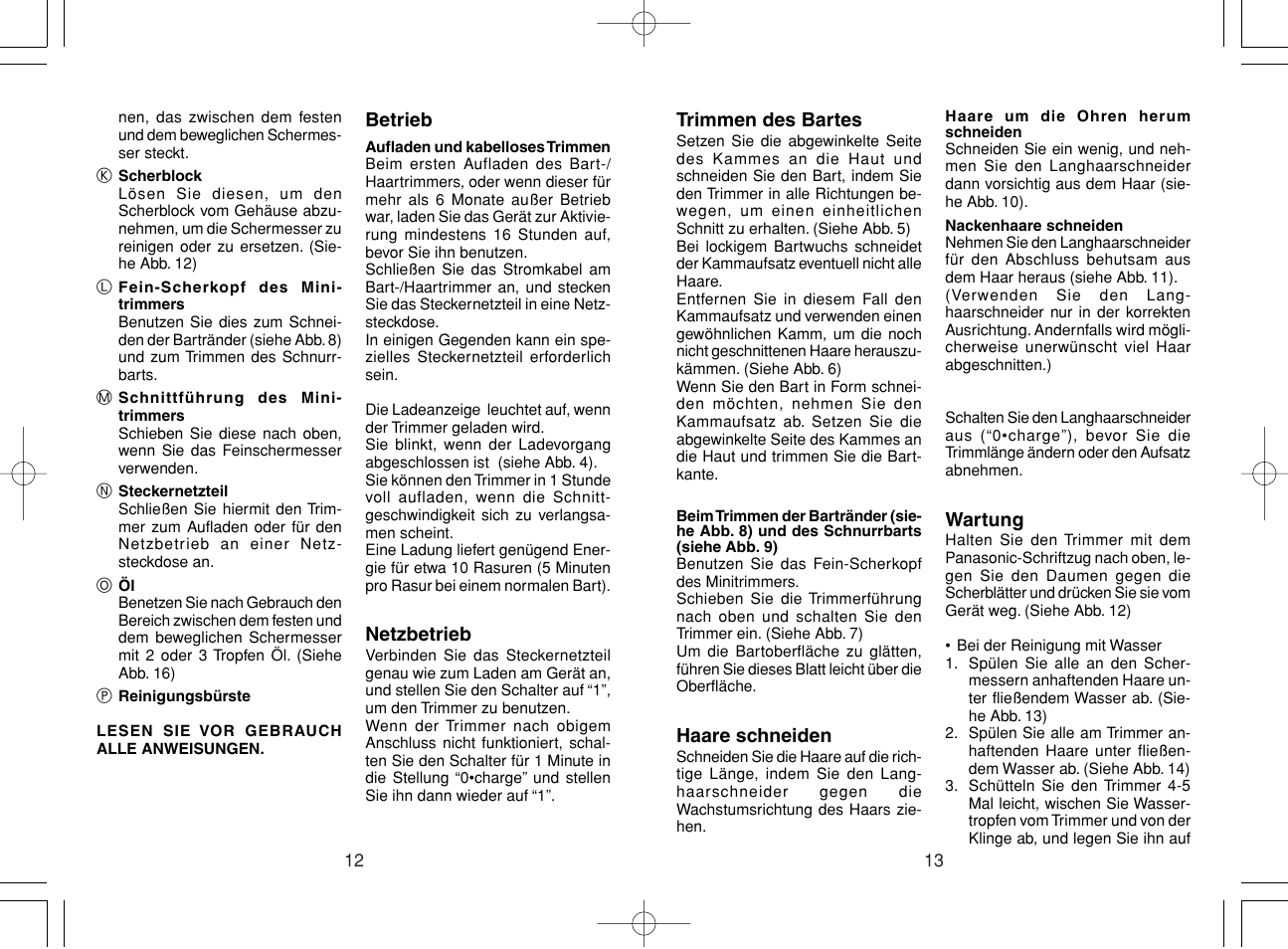 Panasonic ER221 User Manual | Page 7 / 53