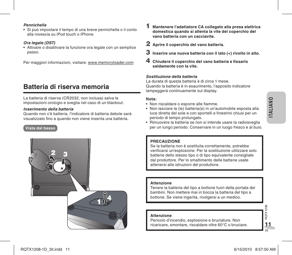 Panasonic RCDC1EG User Manual | Page 35 / 76