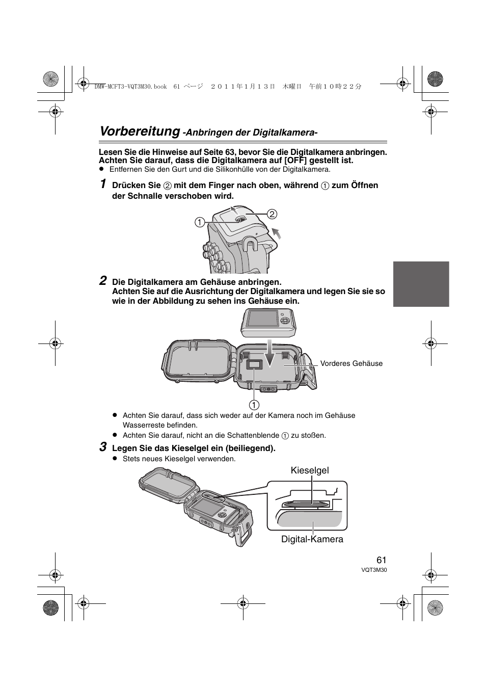 Vorbereitung | Panasonic DMWMCFT3E User Manual | Page 61 / 184